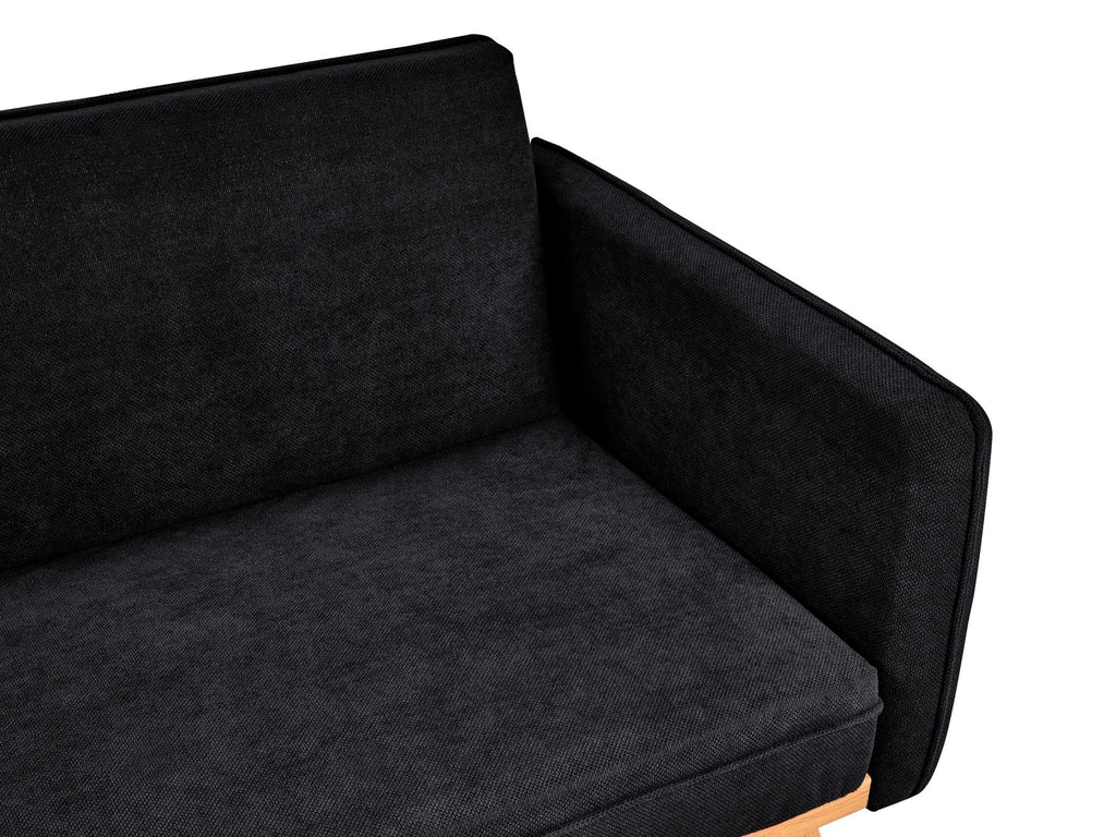 Sofa Bed ASAA Fabric Black