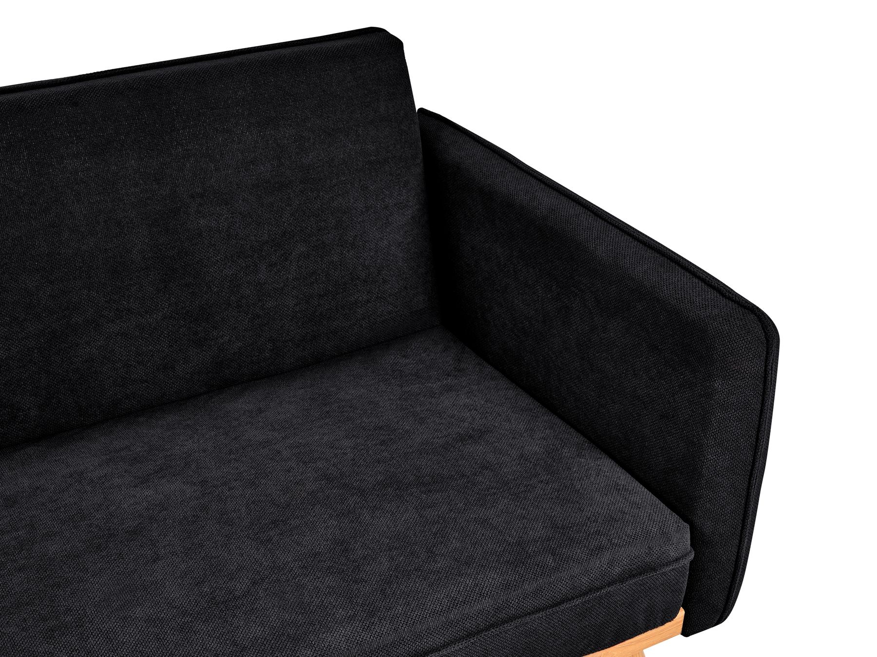 Sofa Bed ASAA Fabric Black