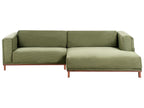 Corner Sofa VENG Corduroy Green 4 Seater