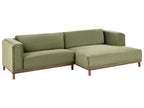 Corner Sofa VENG Corduroy Green 4 Seater