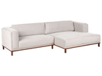 Corner Sofa VENG Fabric Light Beige 4 Seater