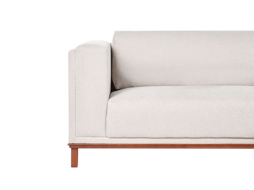 Corner Sofa VENG Fabric Light Beige 4 Seater