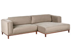 Corner Sofa VENG Fabric Taupe 4 Seater