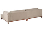 Corner Sofa VENG Fabric Taupe 4 Seater