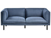 Sofa Fabric Dark Blue 2 Seater