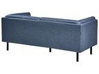 Sofa VORGOD Fabric Dark Blue 2 Seater