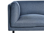 Sofa VORGOD Fabric Dark Blue 2 Seater