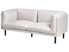 Sofa VORGOD Fabric Light Beige 2 Seater