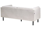 Sofa VORGOD Fabric Light Beige 2 Seater