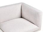 Sofa VORGOD Fabric Light Beige 2 Seater