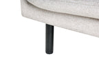 Sofa VORGOD Fabric Light Beige 2 Seater
