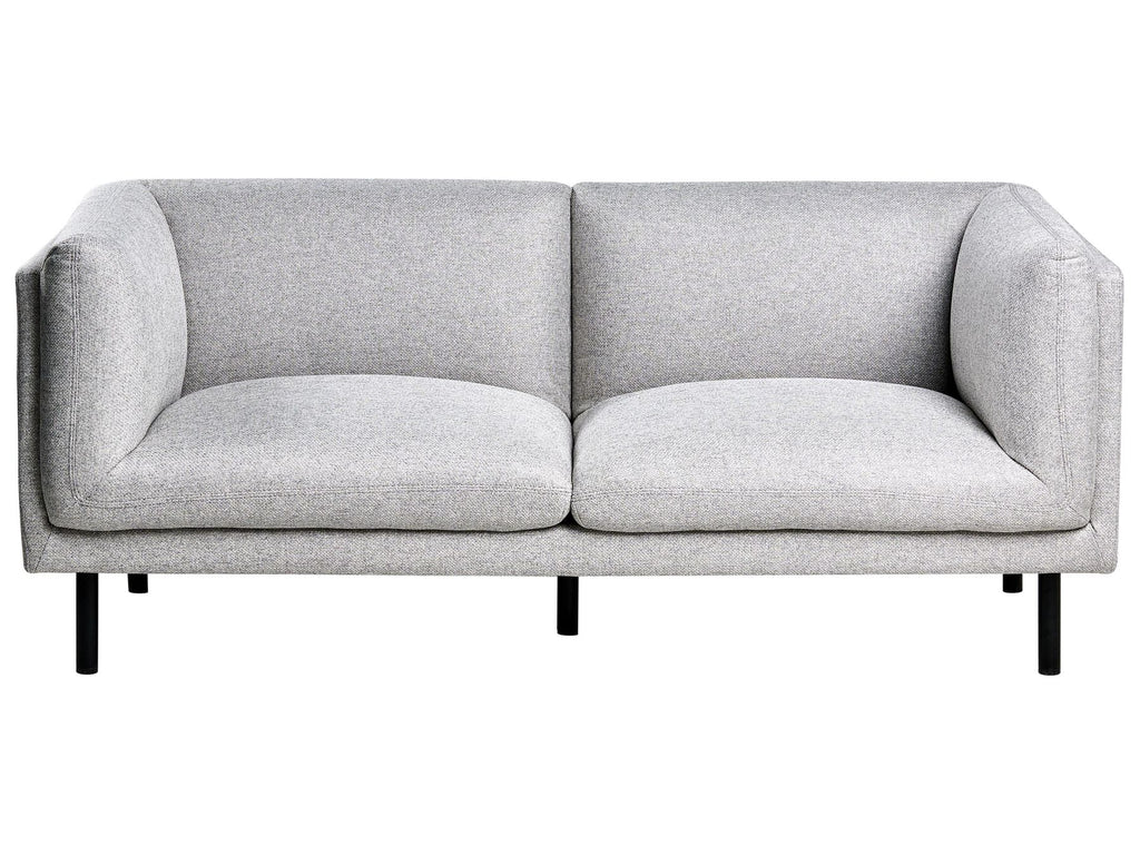 Sofa VORGOD Fabric Light Grey 2 Seater
