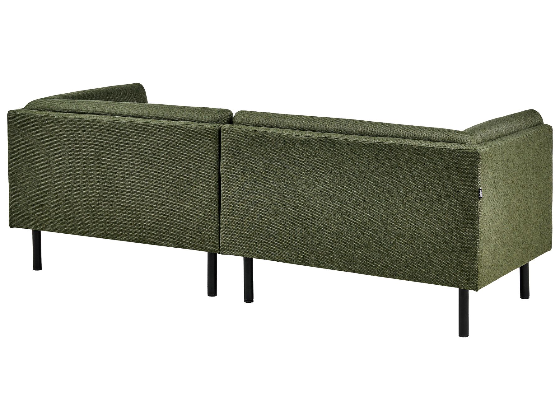 Sofa VORGOD Fabric Dark Green 3 Seater