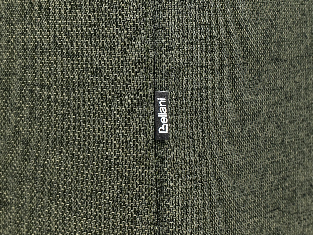 Sofa VORGOD Fabric Dark Green 3 Seater