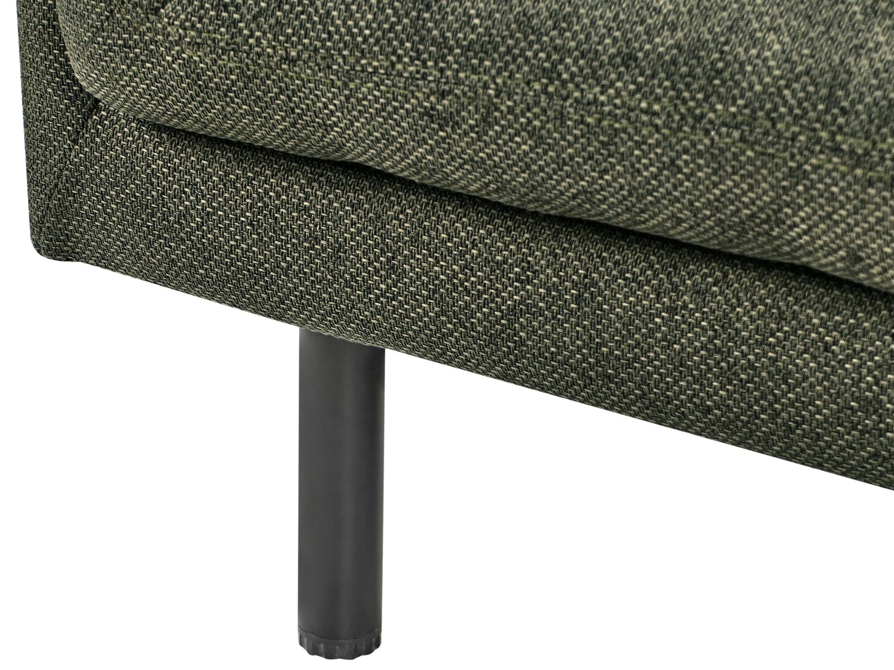 Sofa VORGOD Fabric Dark Green 3 Seater