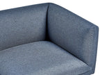Sofa VORGOD Fabric Dark Blue 3 Seater