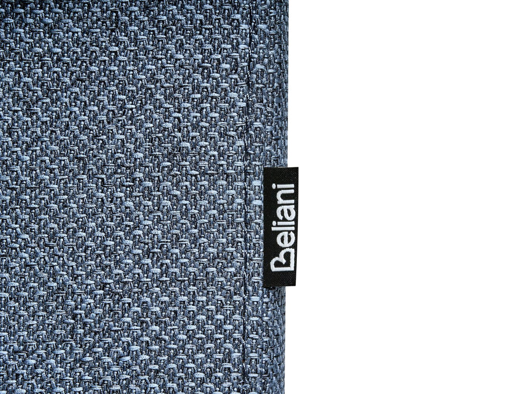 Sofa VORGOD Fabric Dark Blue 3 Seater