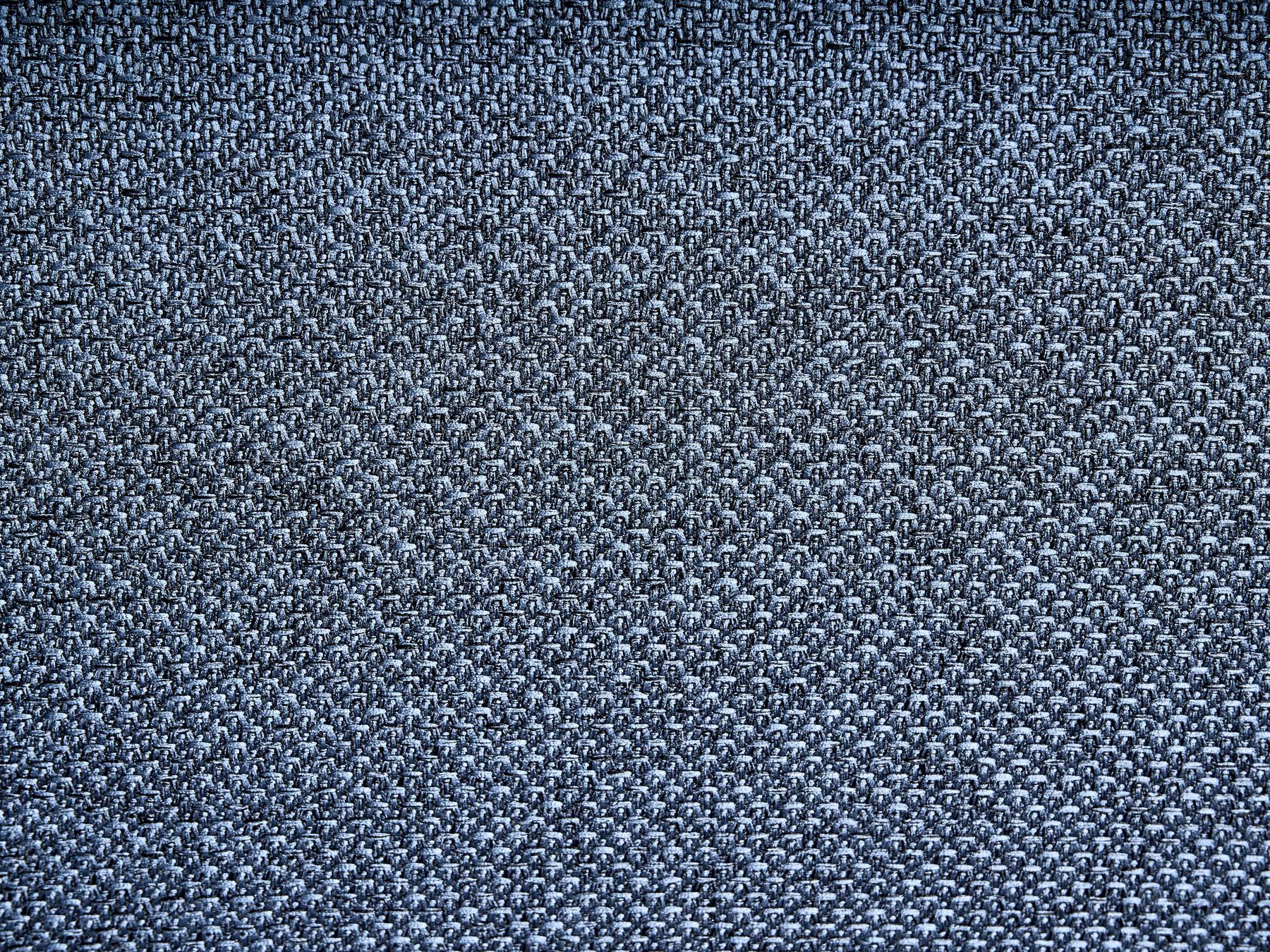 Sofa VORGOD Fabric Dark Blue 3 Seater