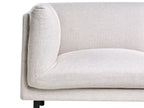 Sofa VORGOD Fabric Light Beige 3 Seater