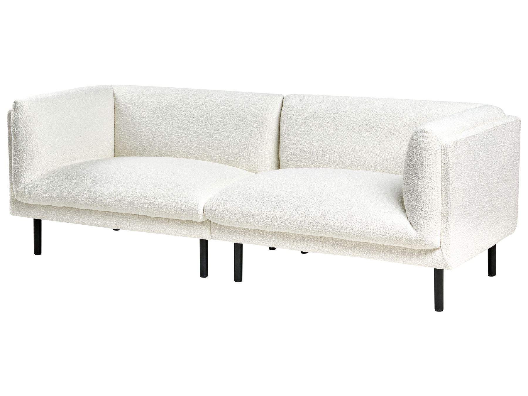 Sofa VORGOD Boucle Off-White 3 Seater