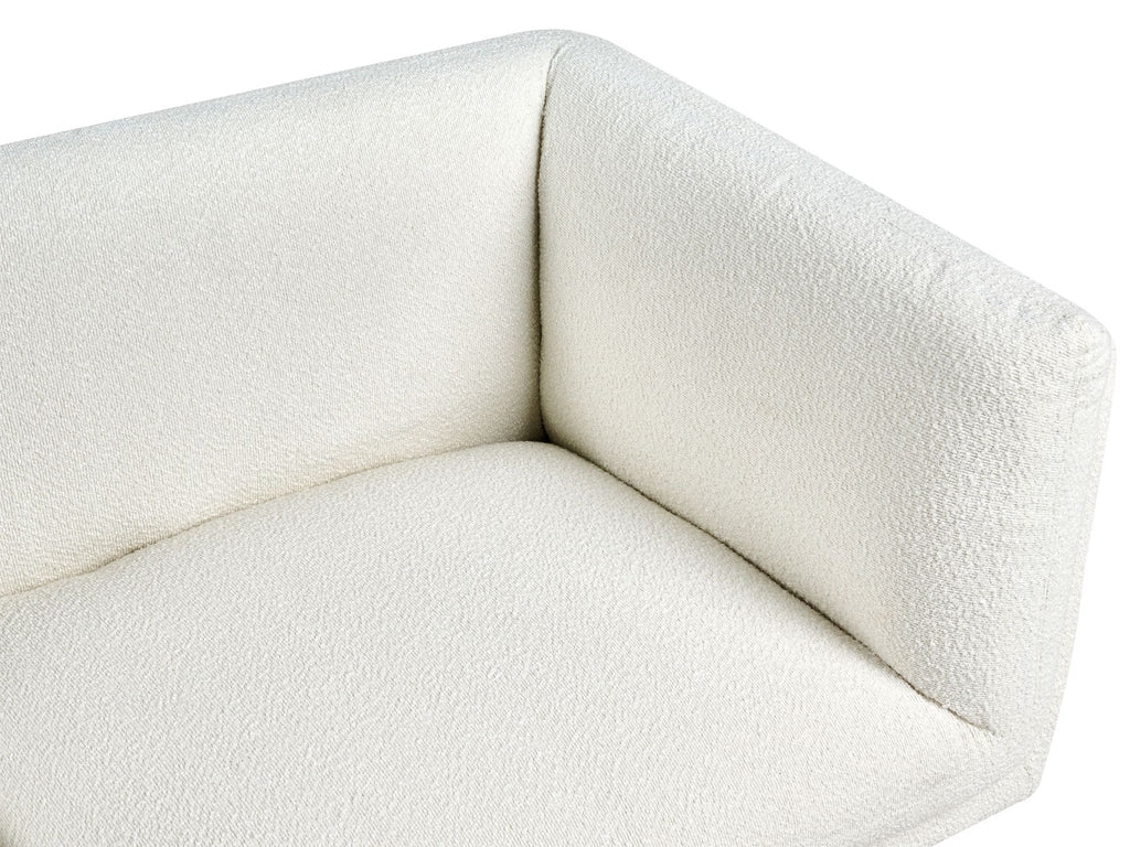 Sofa VORGOD Boucle Off-White 3 Seater