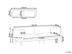 Sofa VORGOD Boucle Off-White 3 Seater