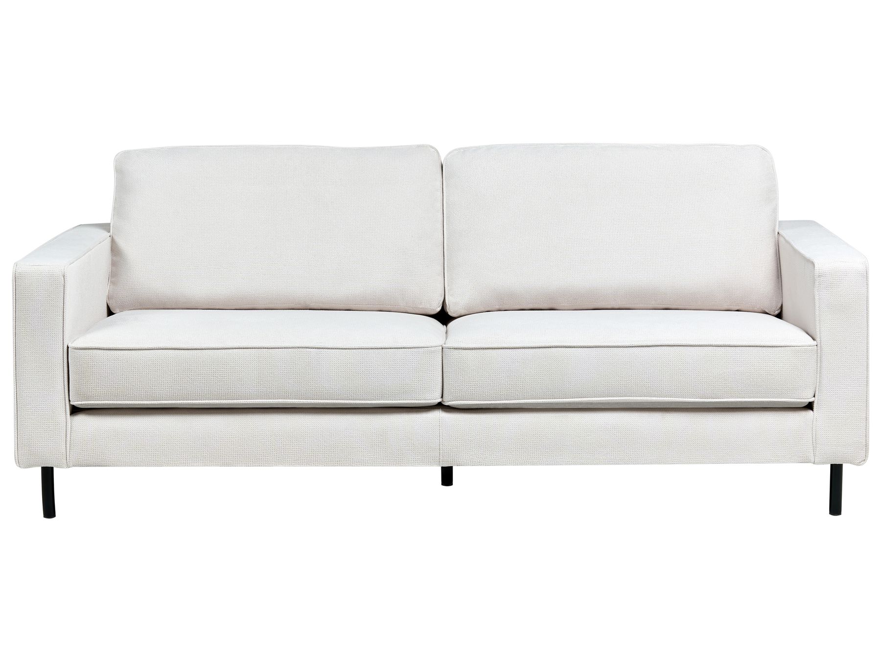 Sofa SAVALEN Fabric Off-White 3 Seater