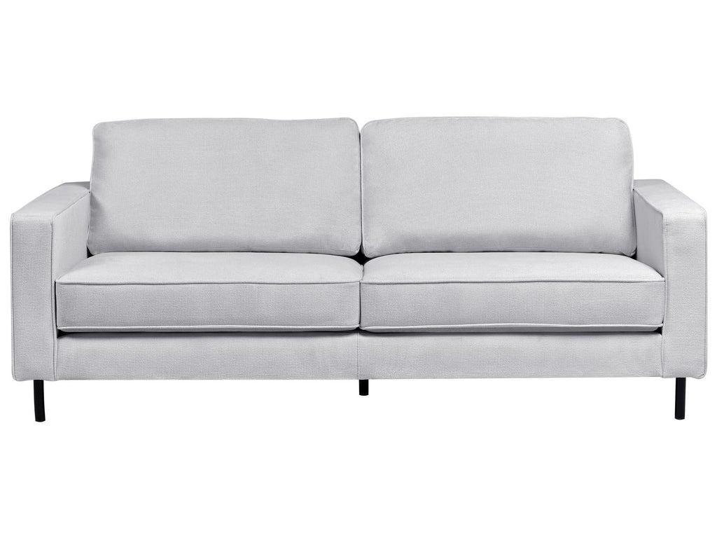 Sofa SAVALEN Fabric Light Grey 3 Seater