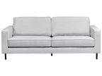 Sofa SAVALEN Fabric Light Grey 3 Seater