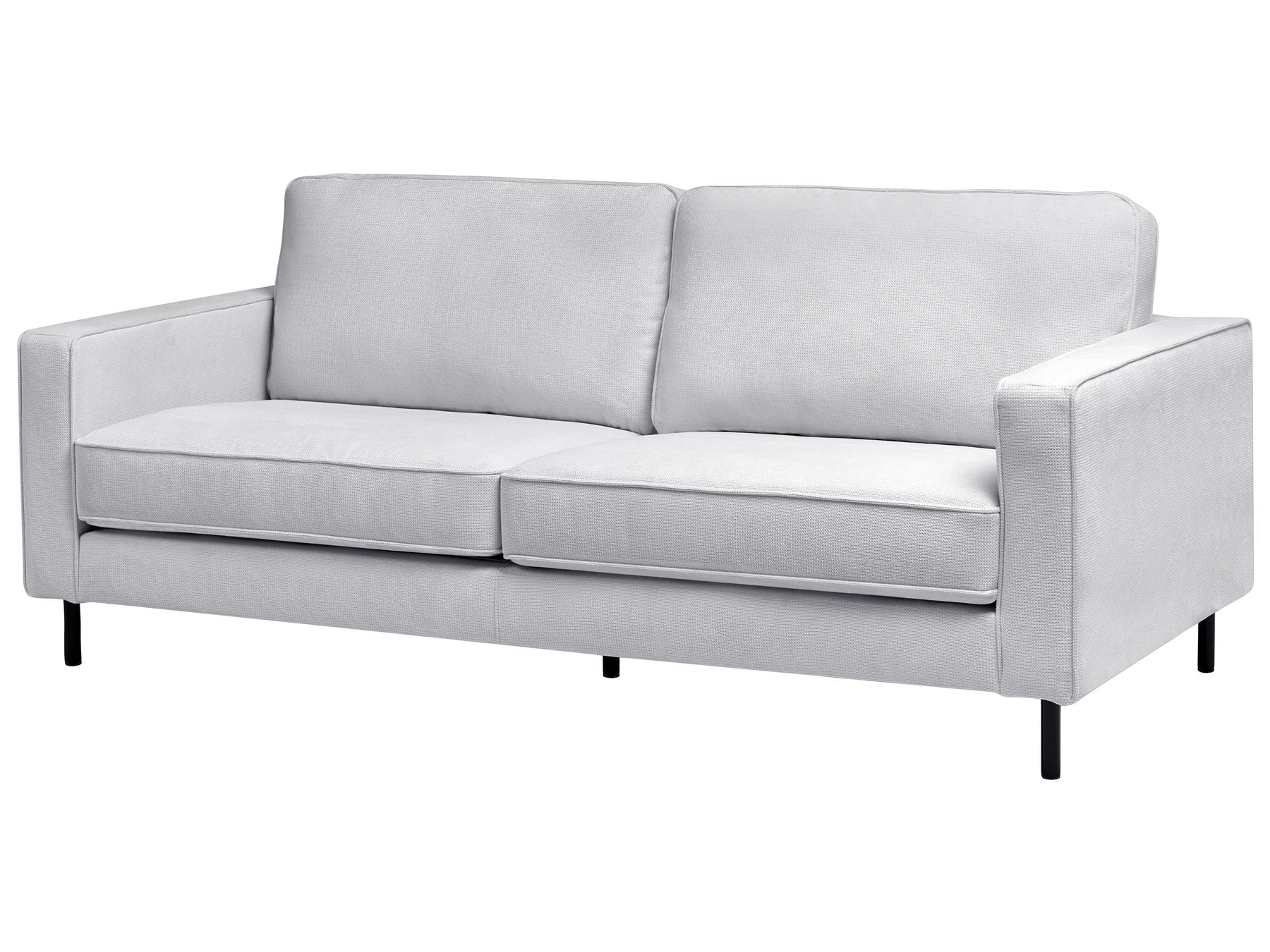 Sofa SAVALEN Fabric Light Grey 3 Seater
