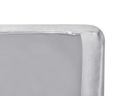 Sofa SAVALEN Fabric Light Grey 3 Seater
