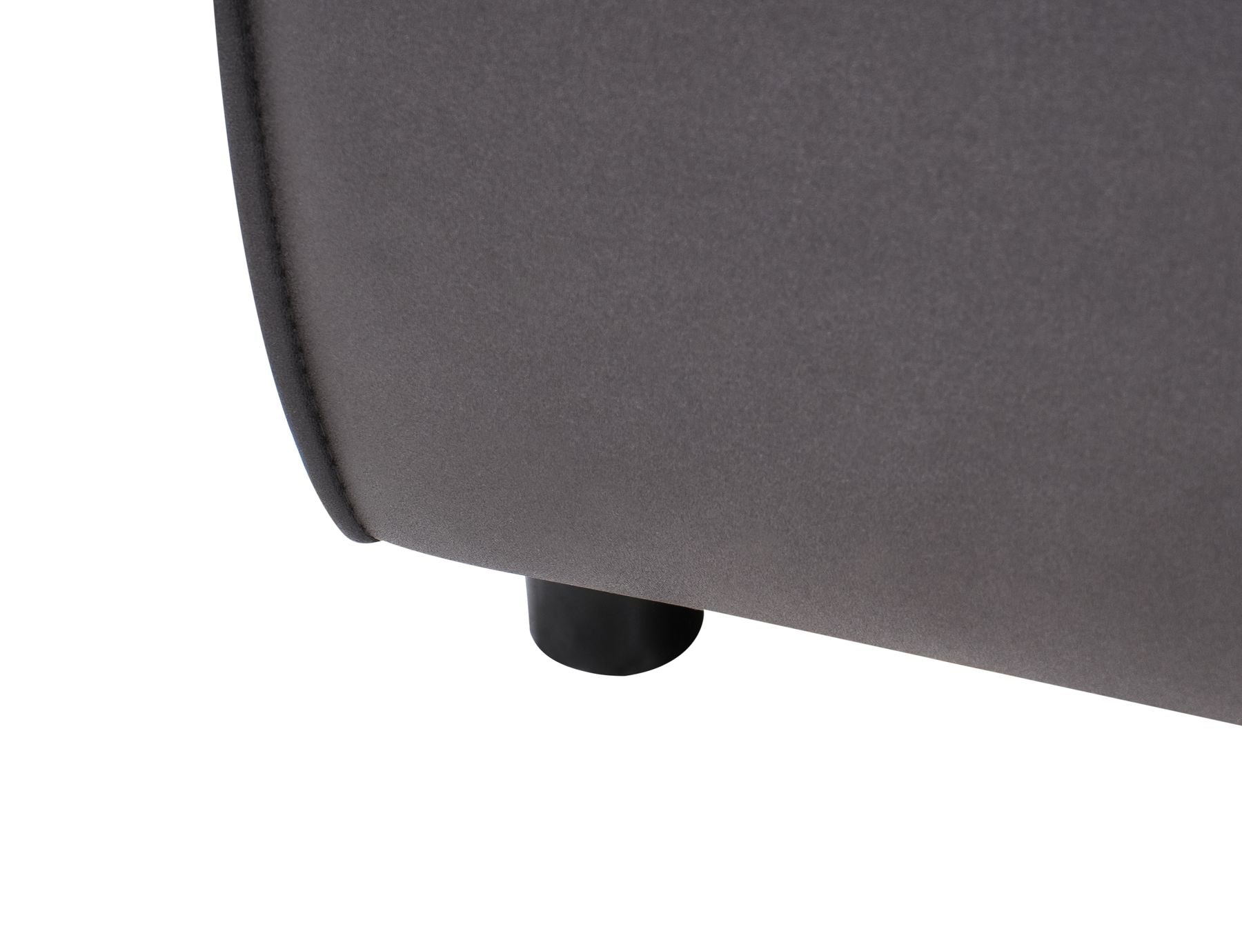 Modular Sofa BRANDE Faux Leather Black 3 Seater