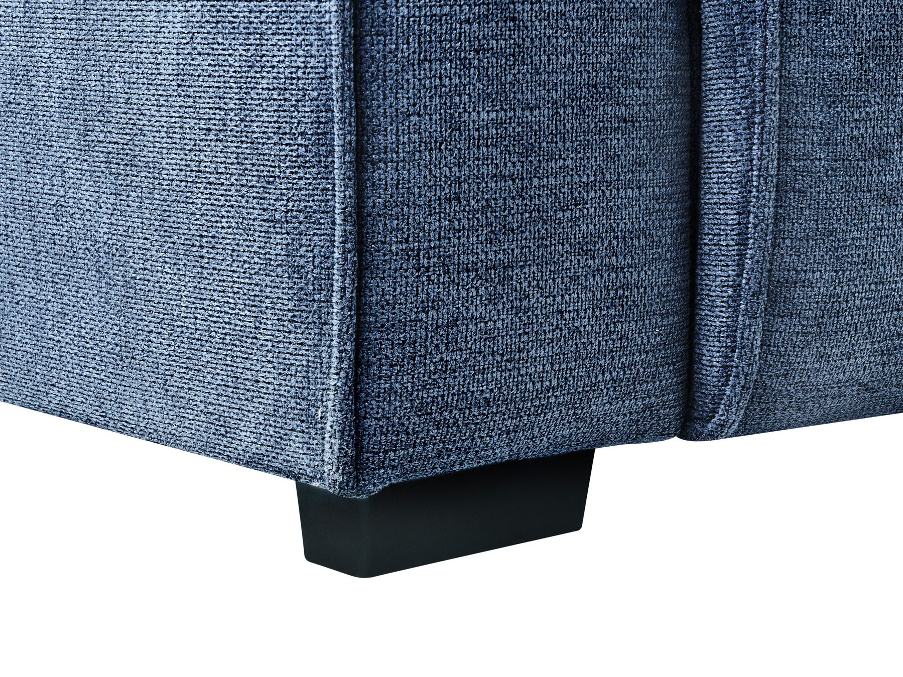 Electric Recliner Sofa NUKARI Fabric Blue 3 Seater