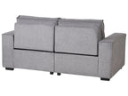 Electric Recliner Sofa NUKARI Fabric Grey 3 Seater