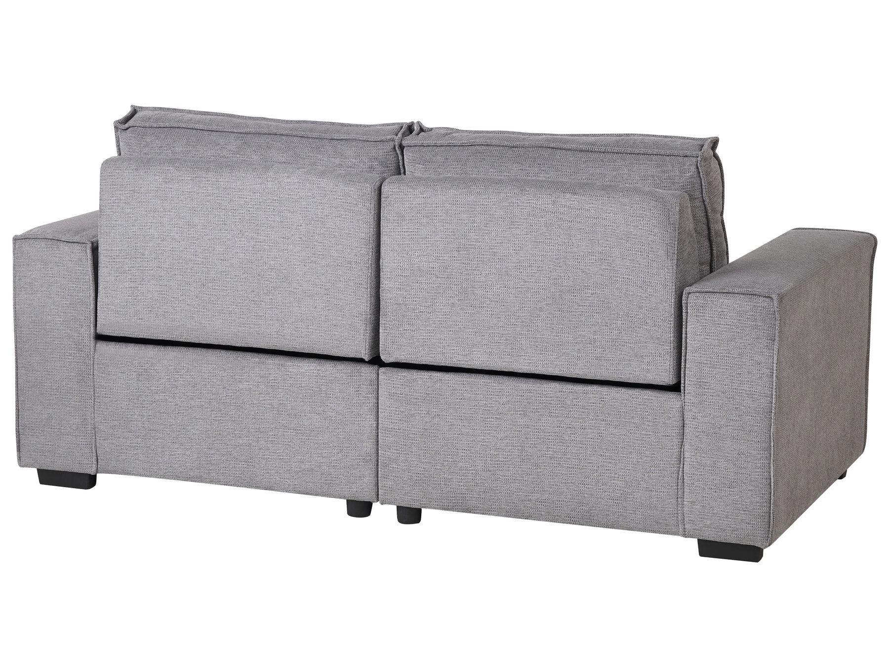 Electric Recliner Sofa NUKARI Fabric Grey 3 Seater