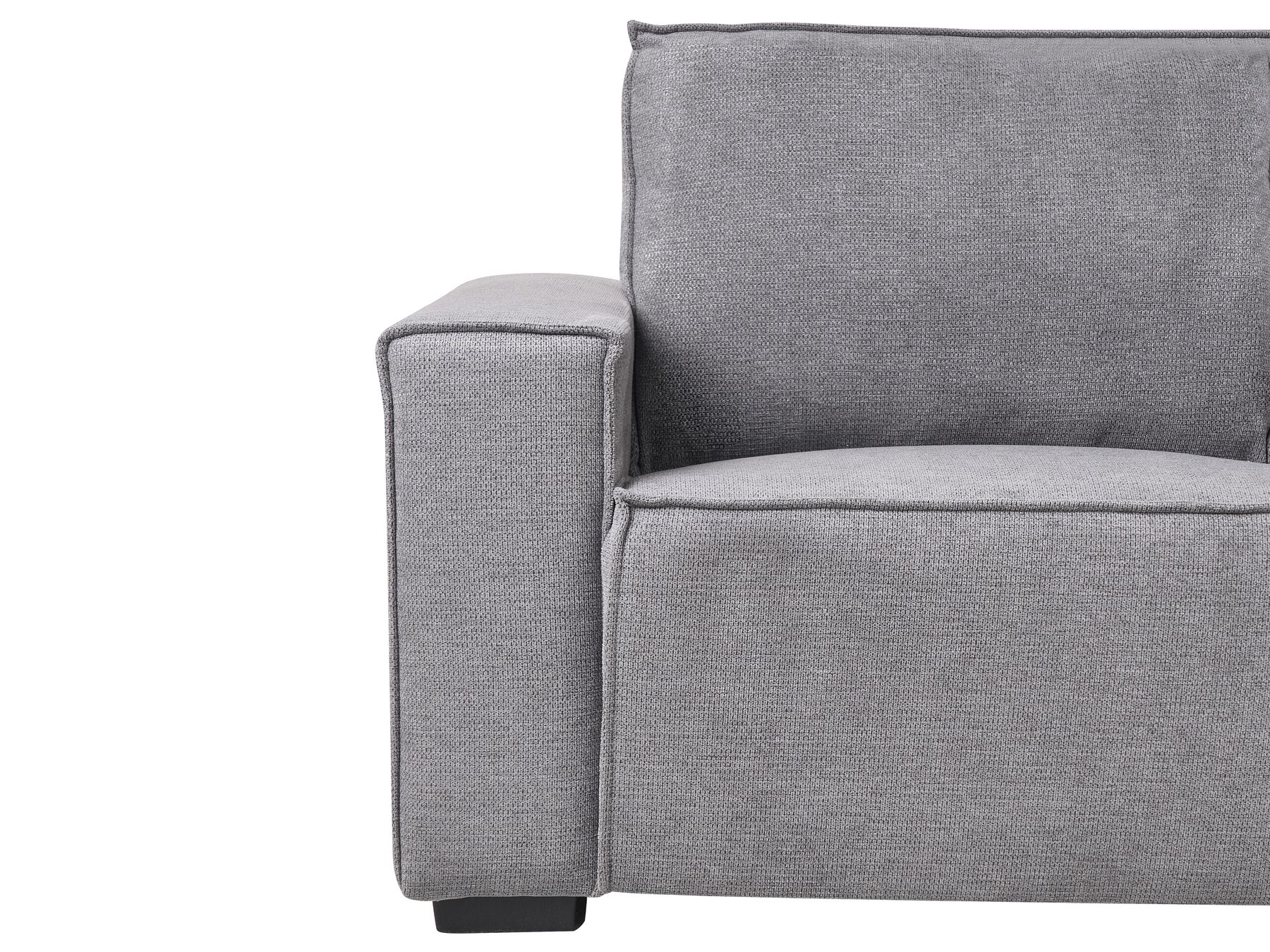 Electric Recliner Sofa NUKARI Fabric Grey 3 Seater