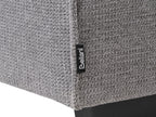 Electric Recliner Sofa NUKARI Fabric Grey 3 Seater