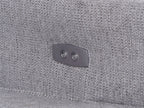 Electric Recliner Sofa NUKARI Fabric Grey 3 Seater