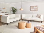 Sofa VORGOD Boucle Off-White 3 Seater