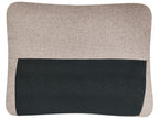 Corner Sofa Bed NASSJO Faux Linen Light Brown 3 Seater Right Hand