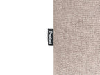 Corner Sofa Bed NASSJO Faux Linen Light Brown 3 Seater Right Hand