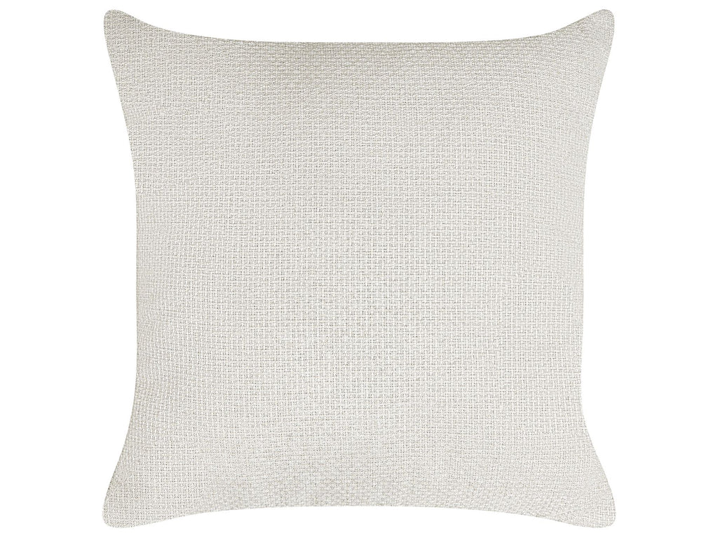 Corner Sofa Bed NASSJO Faux Linen Light Beige 3 Seater Right Hand