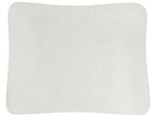 Corner Sofa Bed NASSJO Faux Linen Light Beige 3 Seater Right Hand