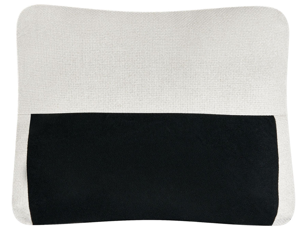 Corner Sofa Bed NASSJO Faux Linen Light Beige 3 Seater Right Hand