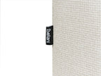 Corner Sofa Bed NASSJO Faux Linen Light Beige 3 Seater Right Hand