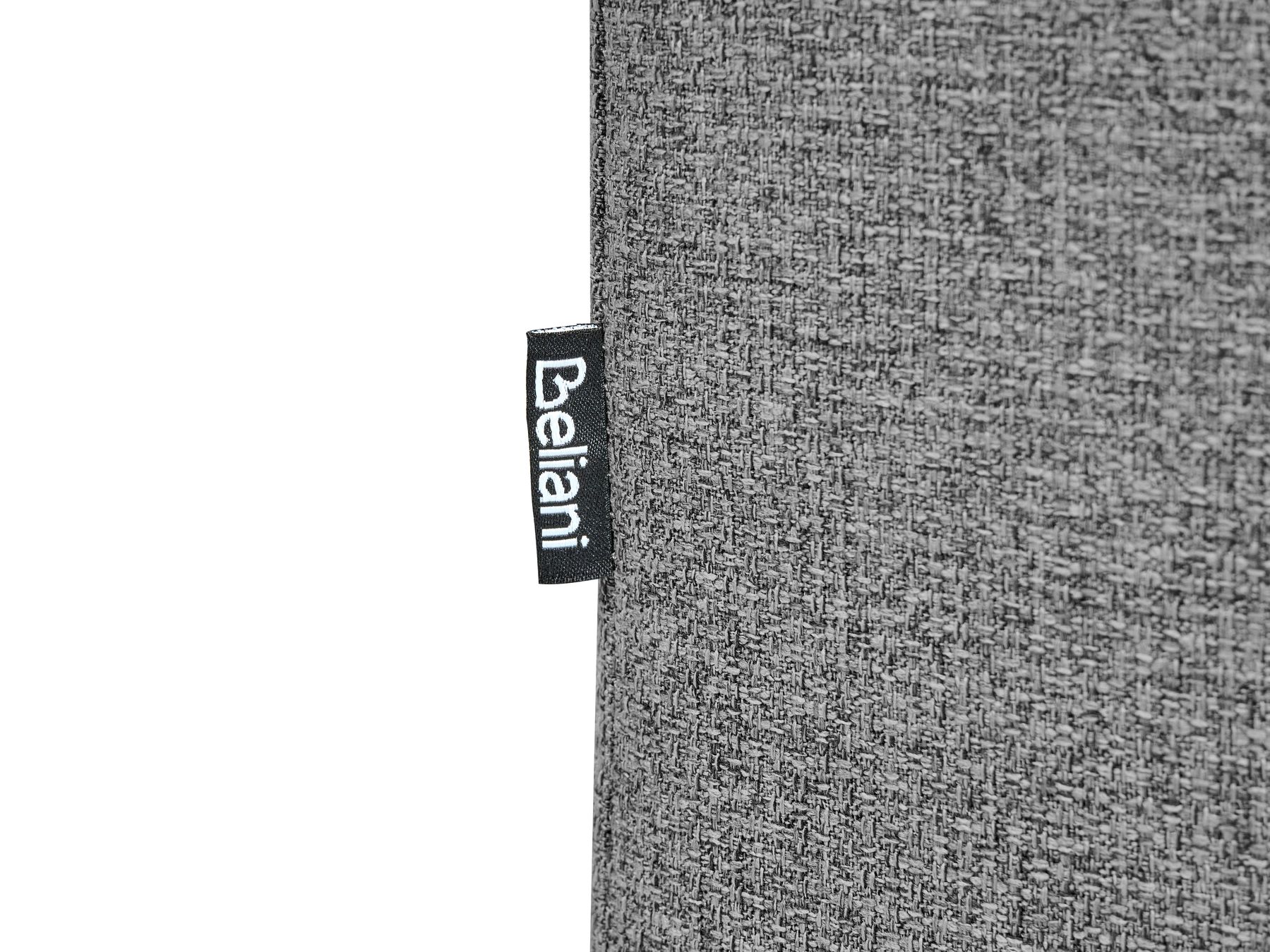 Corner Sofa Bed NASSJO Faux Linen Grey 3 Seater Right Hand