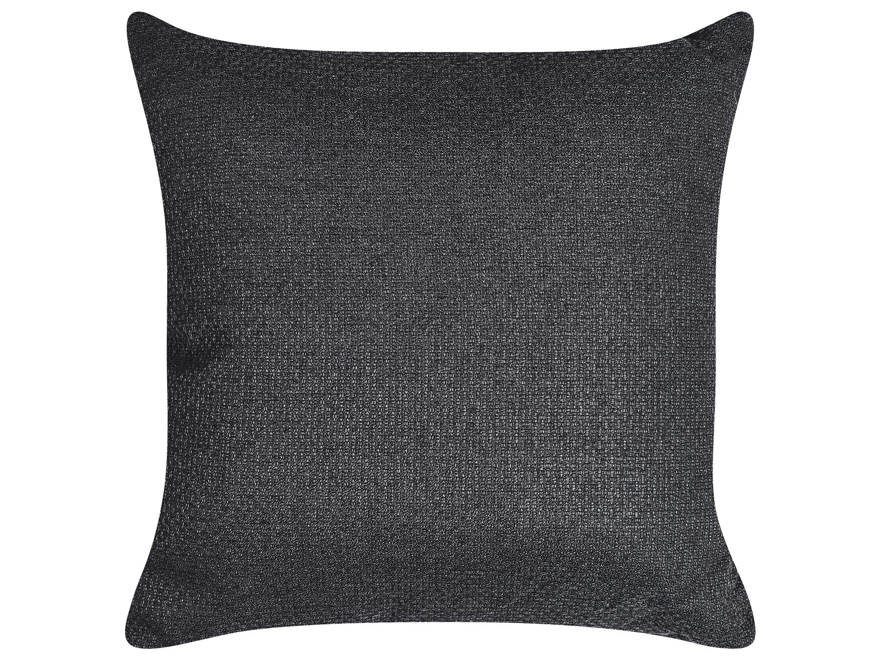 Corner Sofa Bed NASSJO Faux Linen Black 3 Seater Right Hand