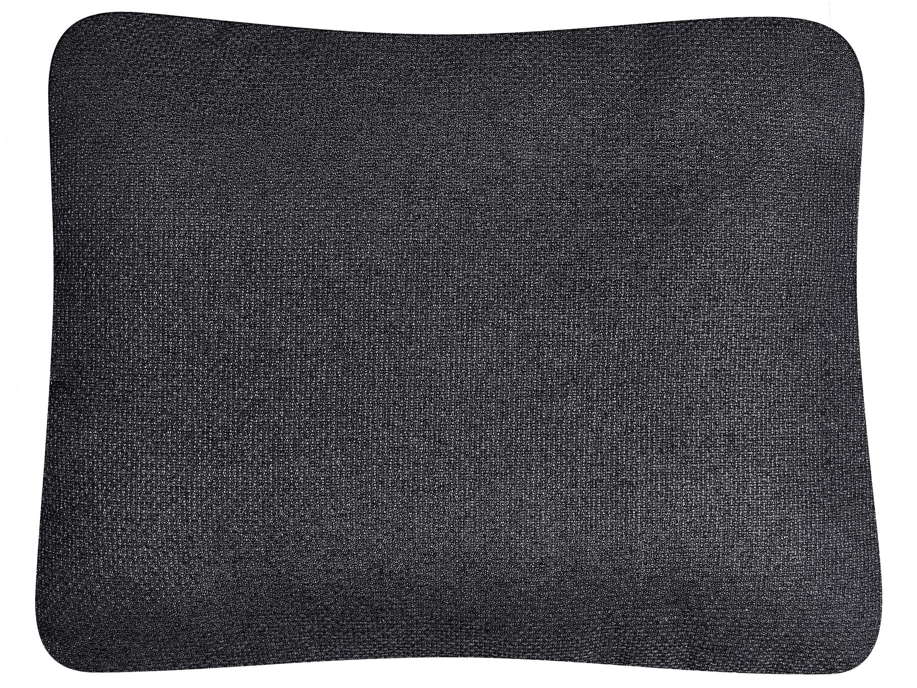 Corner Sofa Bed NASSJO Faux Linen Black 3 Seater Right Hand