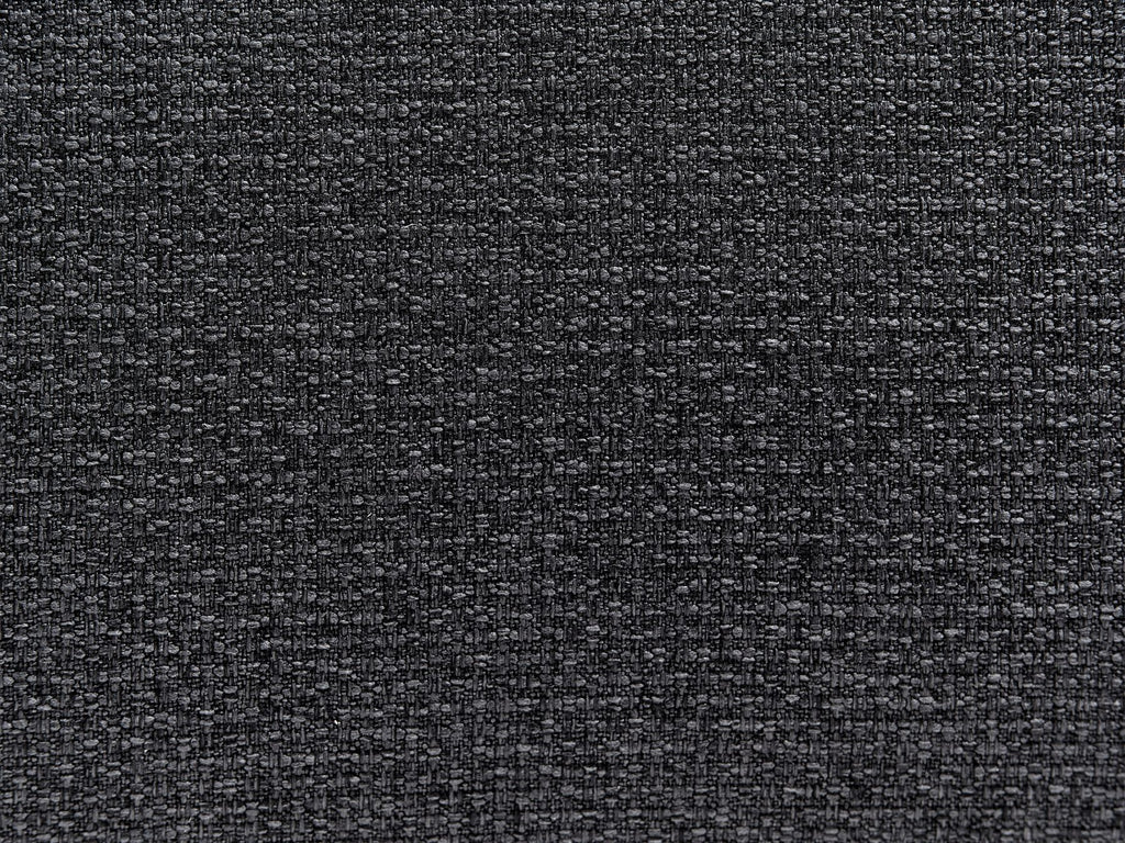 Corner Sofa Bed NASSJO Faux Linen Black 3 Seater Right Hand